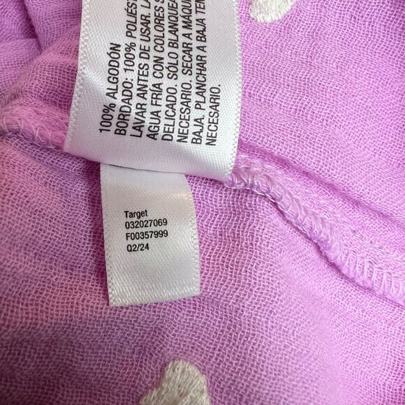 Cat & Jack Embroidered Heart Peplum - Picture 9 of 10